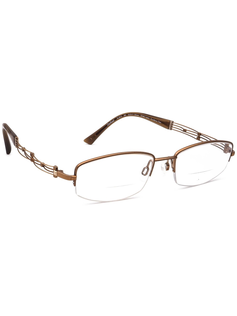 Charmant XL2015 BR Line Art Titan Eyewear